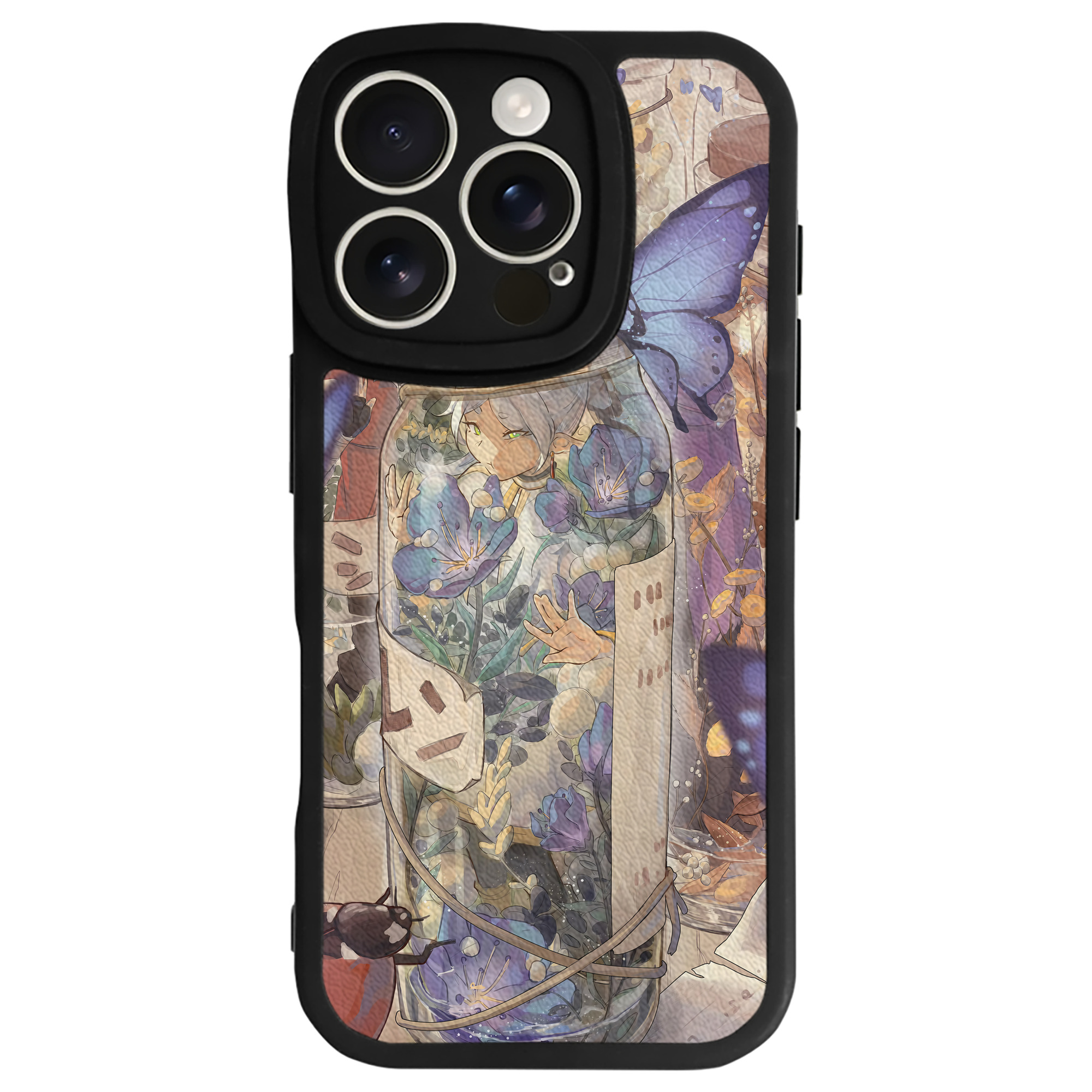 （画像用） 葬送のフリーレン Frieren 【iPhone 16シリーズ対応】シリコンスマホケース（レザー調） 材質：シリコン